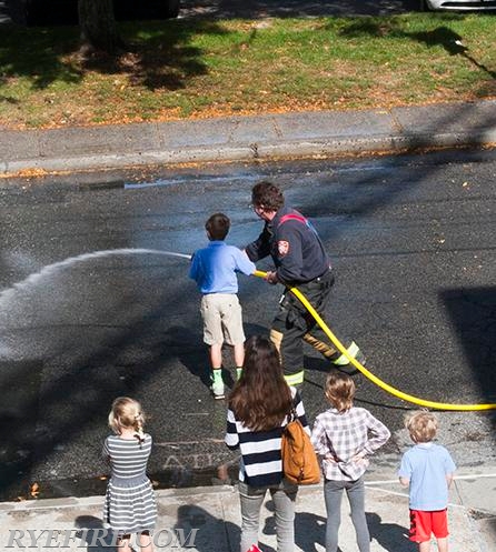 Rye FD Fire Prevention Week Open House 10/12/15.  Photo by Lt. Lester Millman 
